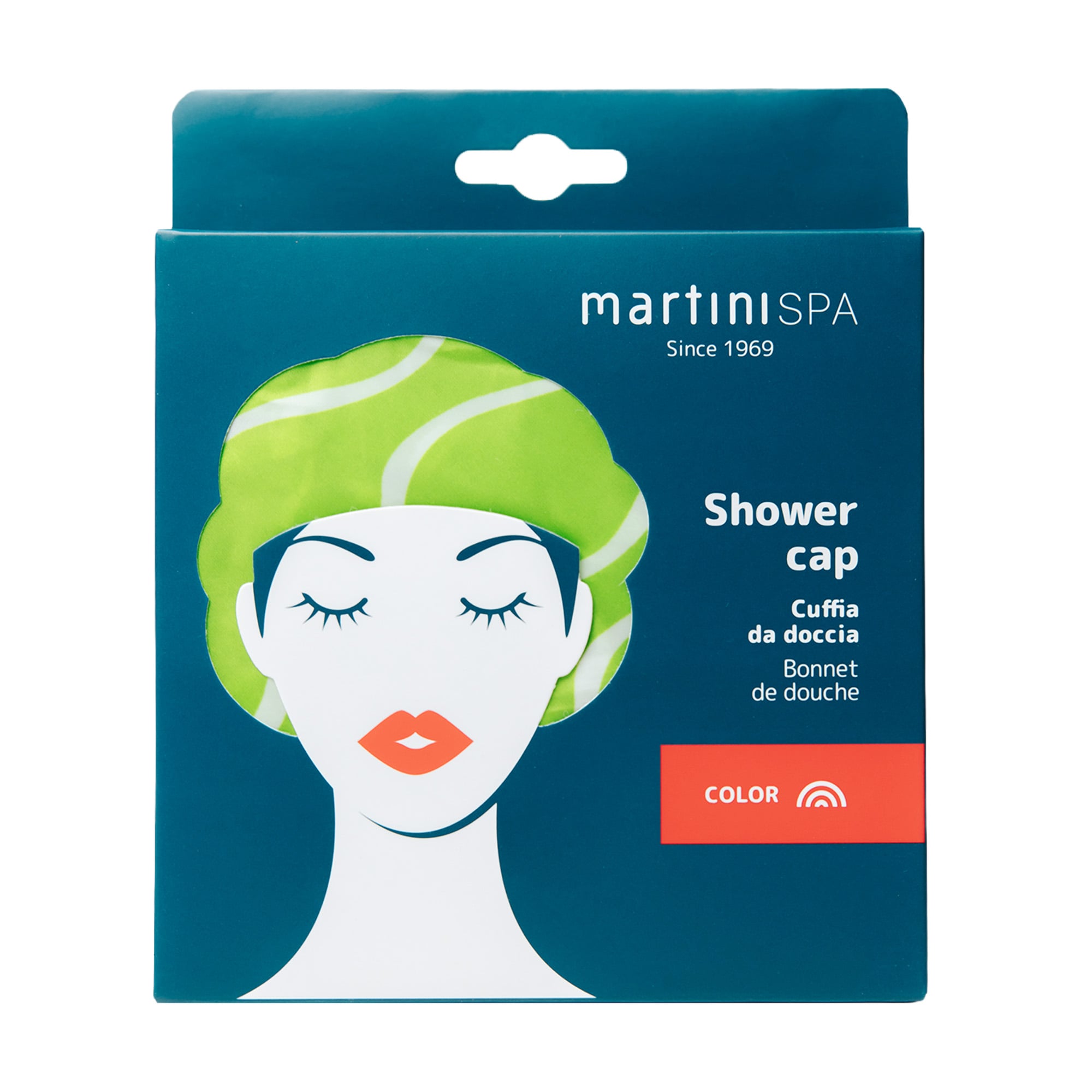 Шапочка для душу MARTINI SPA Shower Cap зелена (4867BOO)